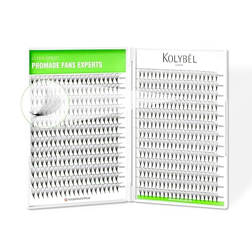 Miniatura 11 de Extensiones de pestañas postizas en abanico 600 unidades 6D, pestañas postizas sueltas hechas a mano 0.07 mm, 8-15 mm, rizado C/D, extensión