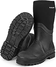 GUGULUZA Neopren Isoliert Gummistiefel für herren Jagd Angeln Hof warme Wasserdicht Stiefel