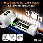 Car Vacuum Cleaner Cordless Powerful, 24000PA Handheld Vacuum Portable, Mini Vacuum with 3 Modes, LED Display, One-Click Empty, Rechargeable Duster/Blower/Pump Hand Vacuum for Car, Home,Office