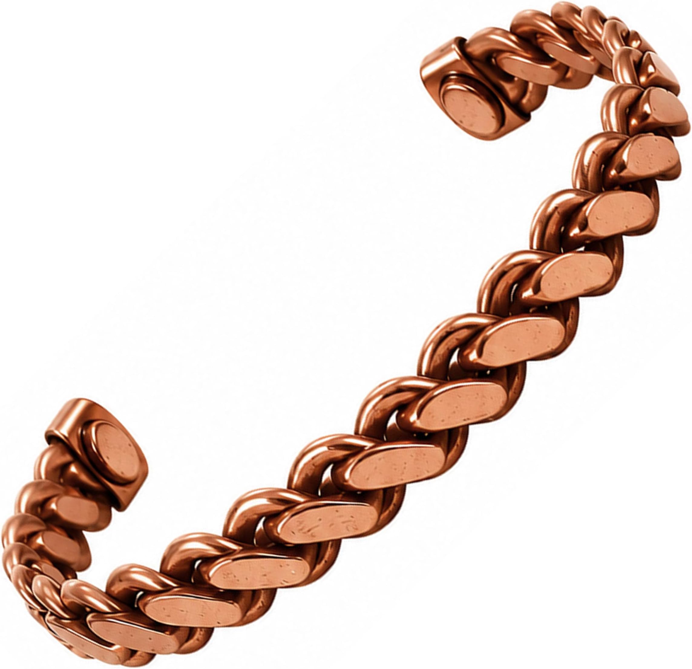 Copper Bracelet Tibetan Style. Hand Forged with Solid and high Gauge Pure Copper.
