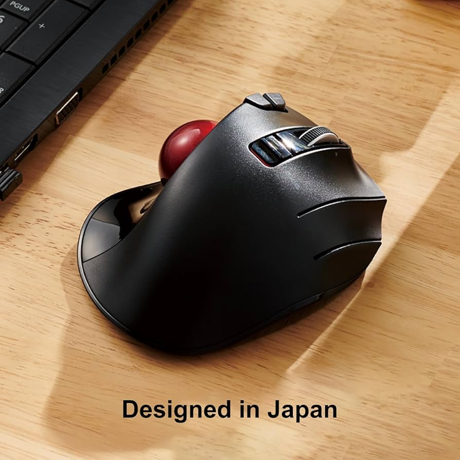 Amazon.co.jp: エレコム マウス ワイヤレス トラックボール (親指