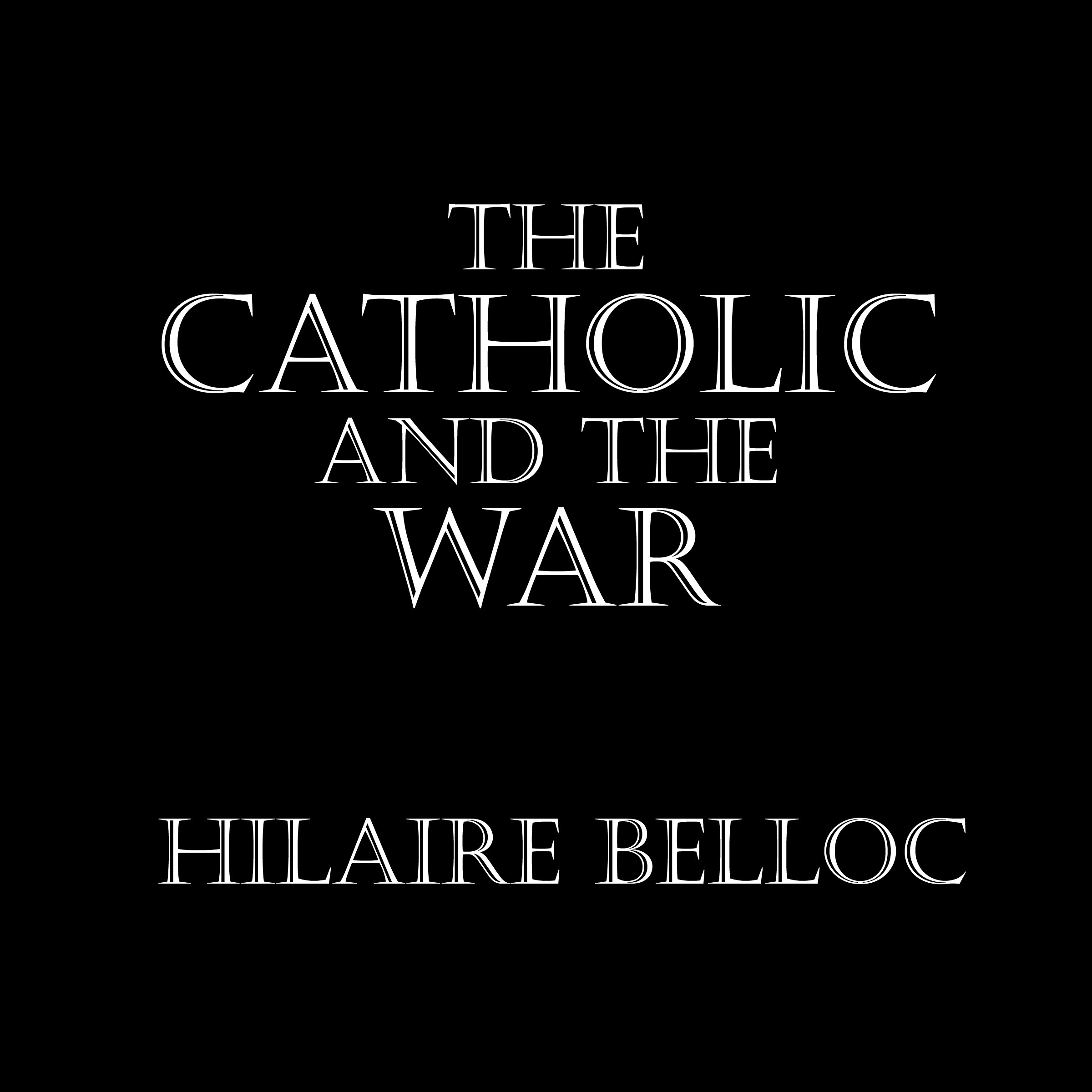 Cover art for The Catholic and the War