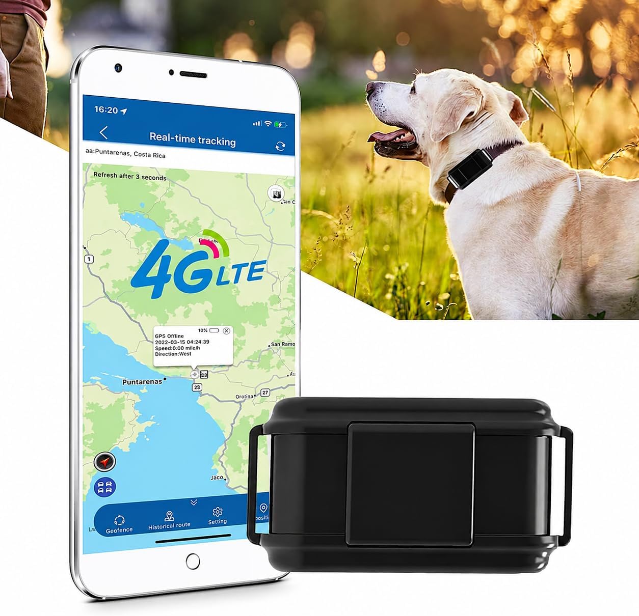 TKMARS TK919Pro, collar GPS 4G caza