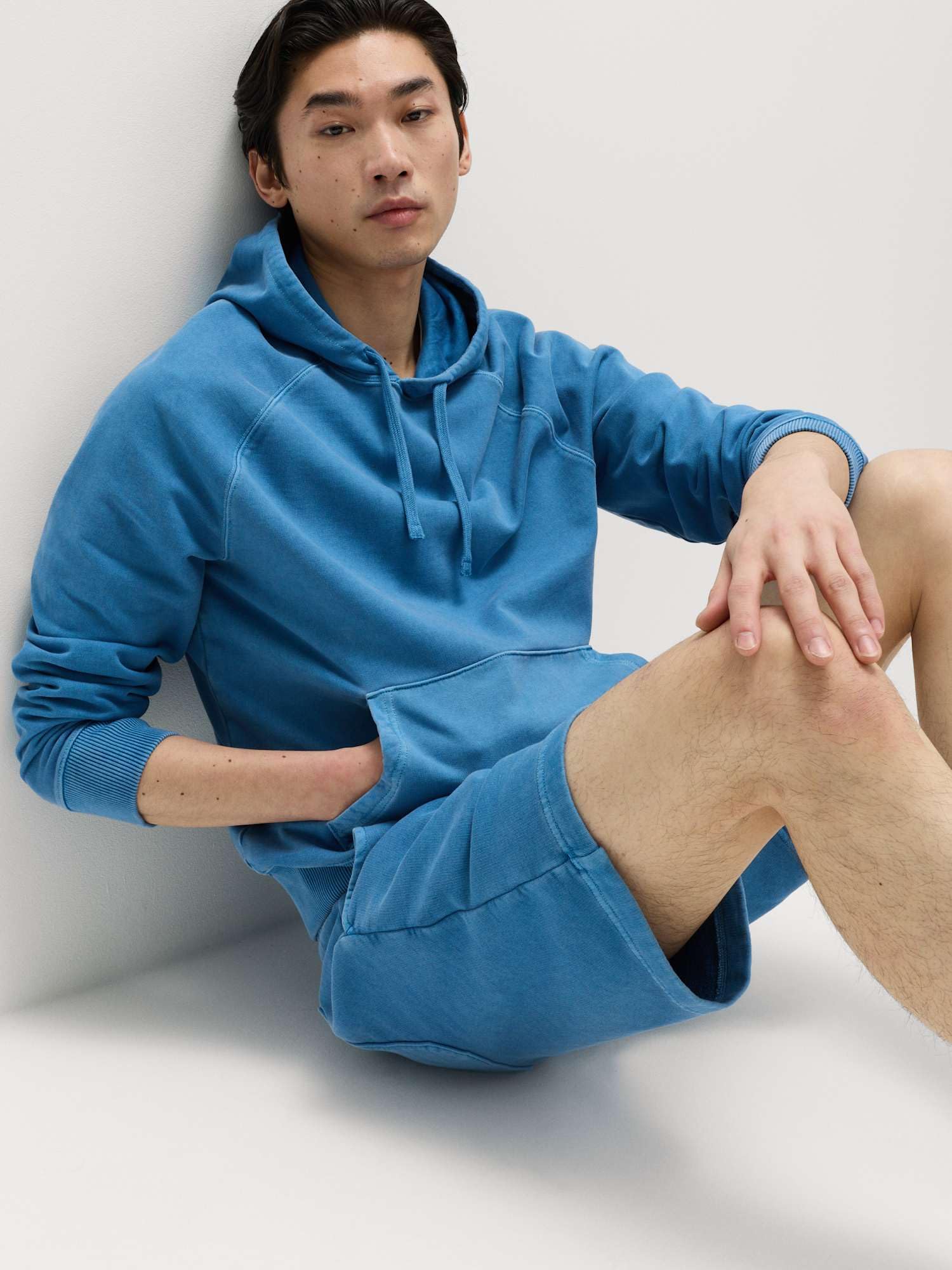 Marks & Spencer Herren Baumwolle Sweatshirt Regular | Ärmellänge: Cap-Ärmel, Rundhalsausschnitt