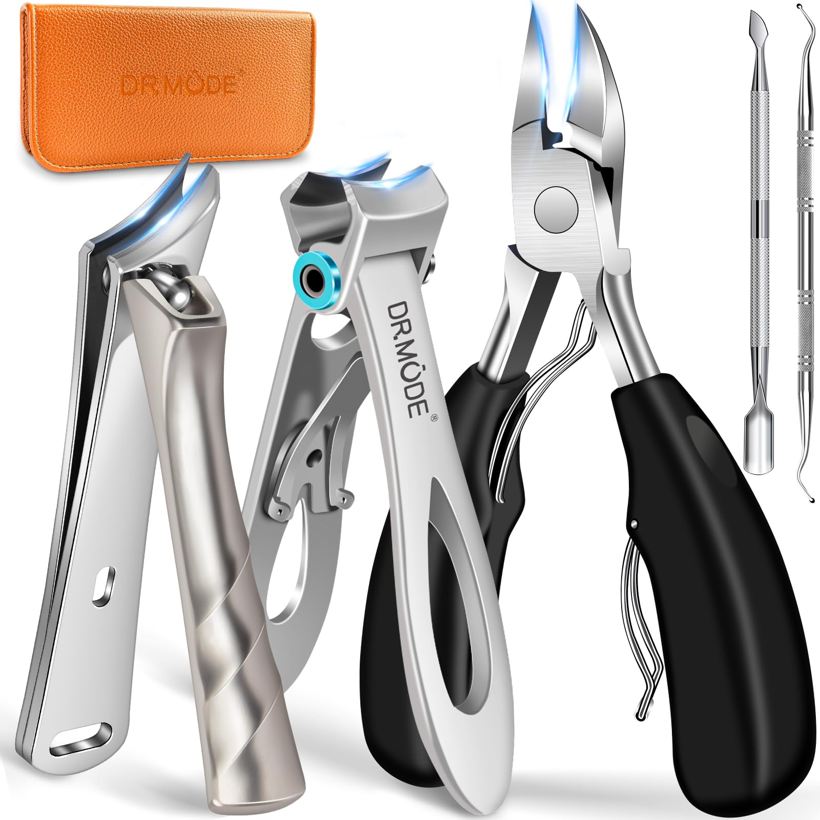 Toenail Clippers for Seniors Thick Toenails, Heavy Duty Large Toe Nail Clippe...