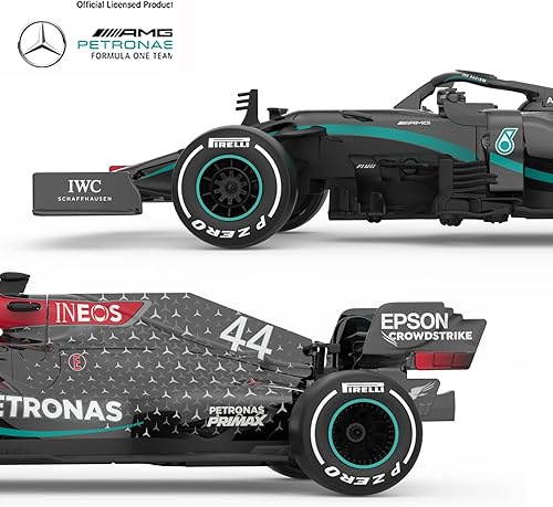 Miniatura 2 de ZMZ Coche de control remoto F1 a escala 118 de gran tamaño F1 RC con licencia oficial de la serie RC Mercedes-AMG F1 W11 EQ, autos RC adecuados para