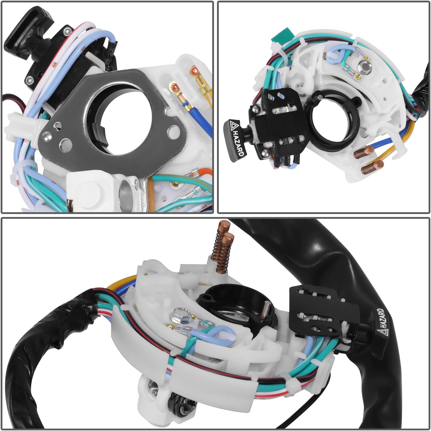 DNA MOTORING OE Style Combination Switch Compatible with 87-91 F150 250 350/85-91 Bronco, OEM-SW-0049, SM66F, 1S2459