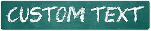 Miniatura 269 de Letrero Personalizado, Letrero de Calle Personalizado, 11 Colores de Fuente, 13 Estilos de Fuente, 4 Opciones de Agujeros, 22 Tamaños, 6x24 Madera
