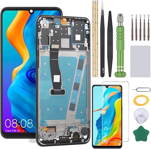 Reemplazo de pantalla para Huawei P30 lite 2019 MAR-LX3A MAR-LX2 MAR-L21 MAR-LX3 MAR-LX1 24MP pantalla LCD táctil digitalizador Asamblea con