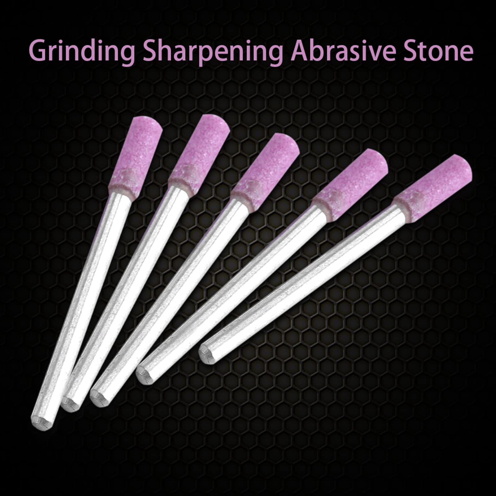 Set 36 Punte Abrasive Con Gambo Per Smerigliatrice - Teste In Ossido Di Alluminio - Foto 4