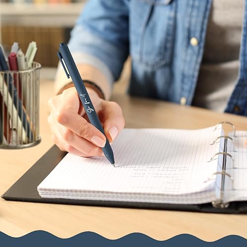 Miniatura 5 de Fulmoon 120 Pcs Christmas Motivational Pens Notebook Gifts Bulk Inspirational Quote Ballpoint Pen Small Pocket Notepads Mini Journals Appreciation