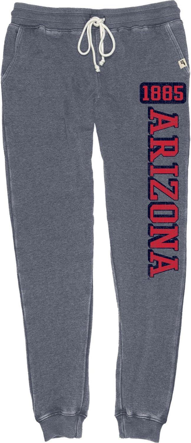 Blue 84 NCAA Womens NCAA Officially Licensed Women's Jogger Sweatpants Burnout
