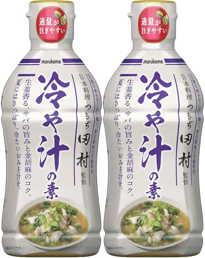Amazon マルコメ 液みそ つきぢ田村監修冷や汁の素 430g 2個 マルコメ 食品 飲料 お酒 通販