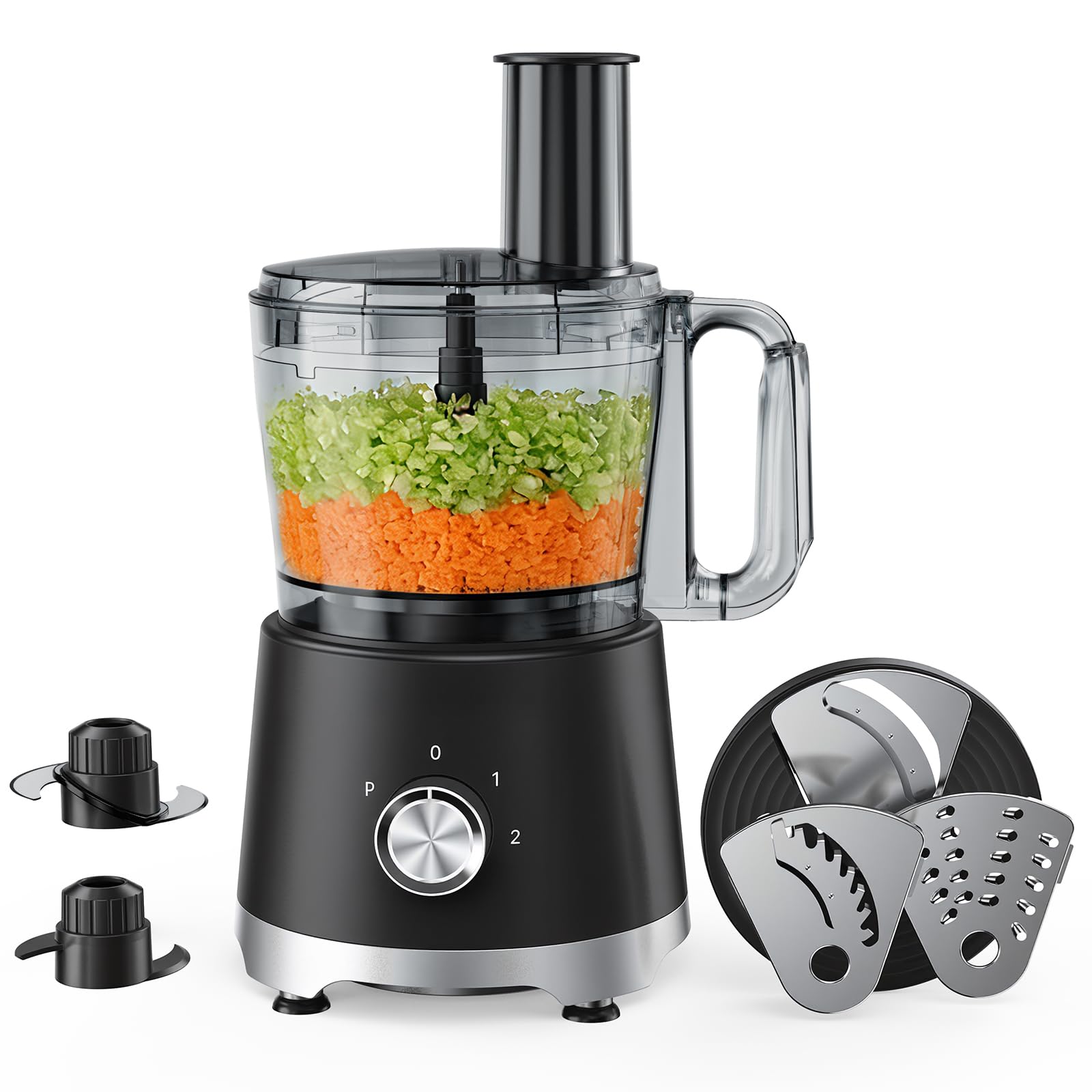 NEWBULIG 10.5-Cup Food Processor
