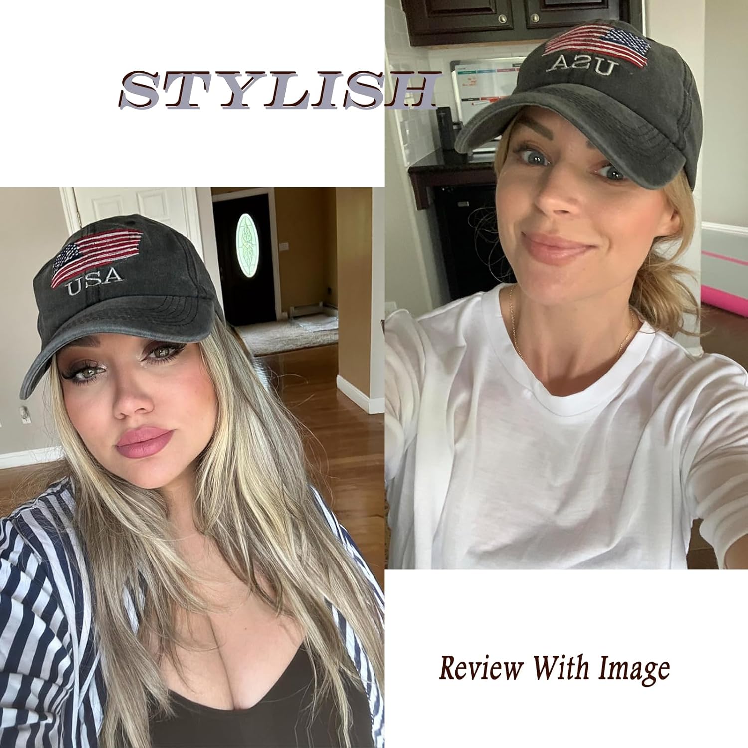 Washed American Flag Baseball Cap Retro Adjustable Sun Dad Gift Hats for Men Women Fashion Trucker Cap Unisex - Image 6