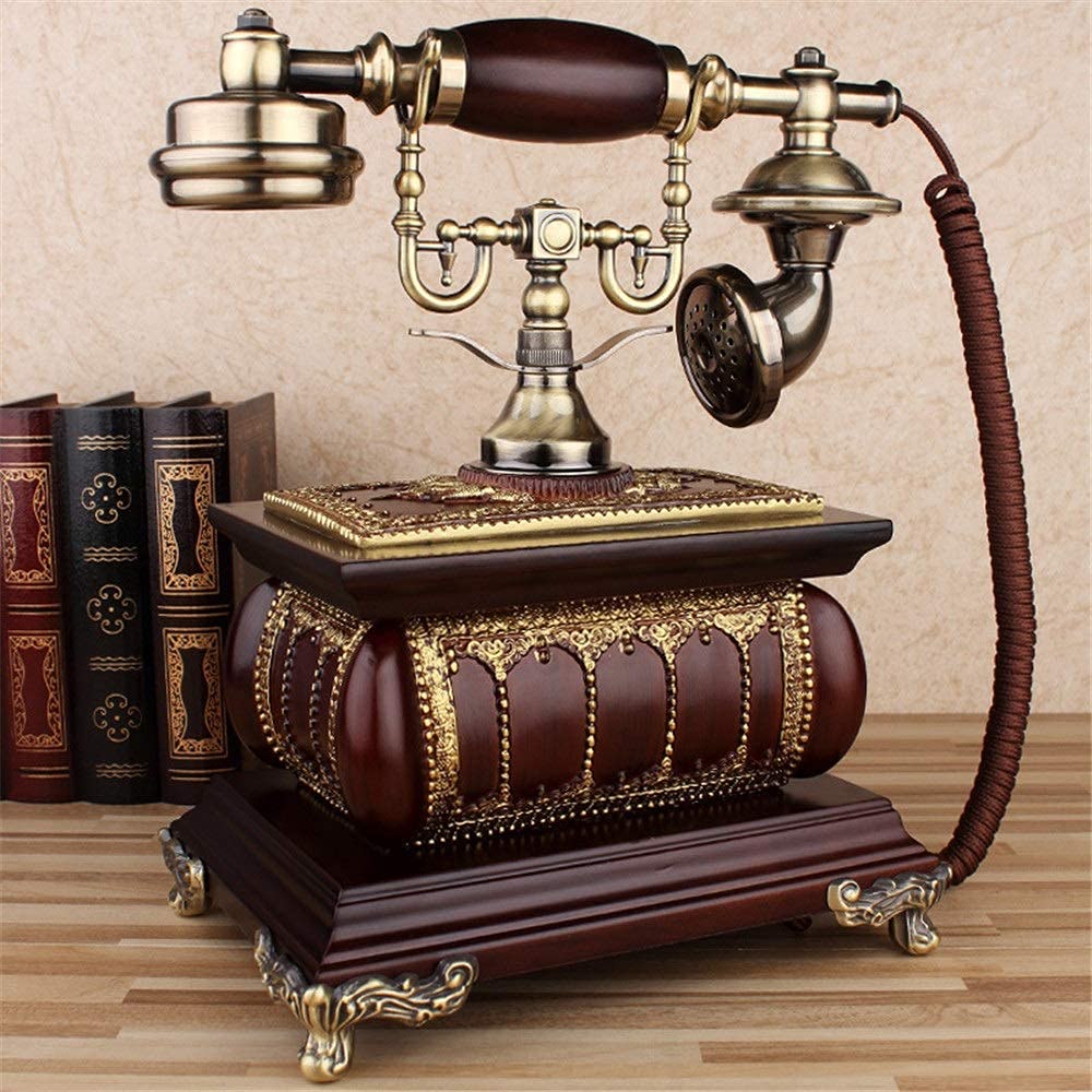 Telefon Stacjonarny Do Domu, Telefon Przewodowy Do Domu I Wystroju Wnętrz, Europejski Telefon Antyczny, Telefony Z Tarczą Obrotową, Telefon Stacjonarny Retro, Telefo