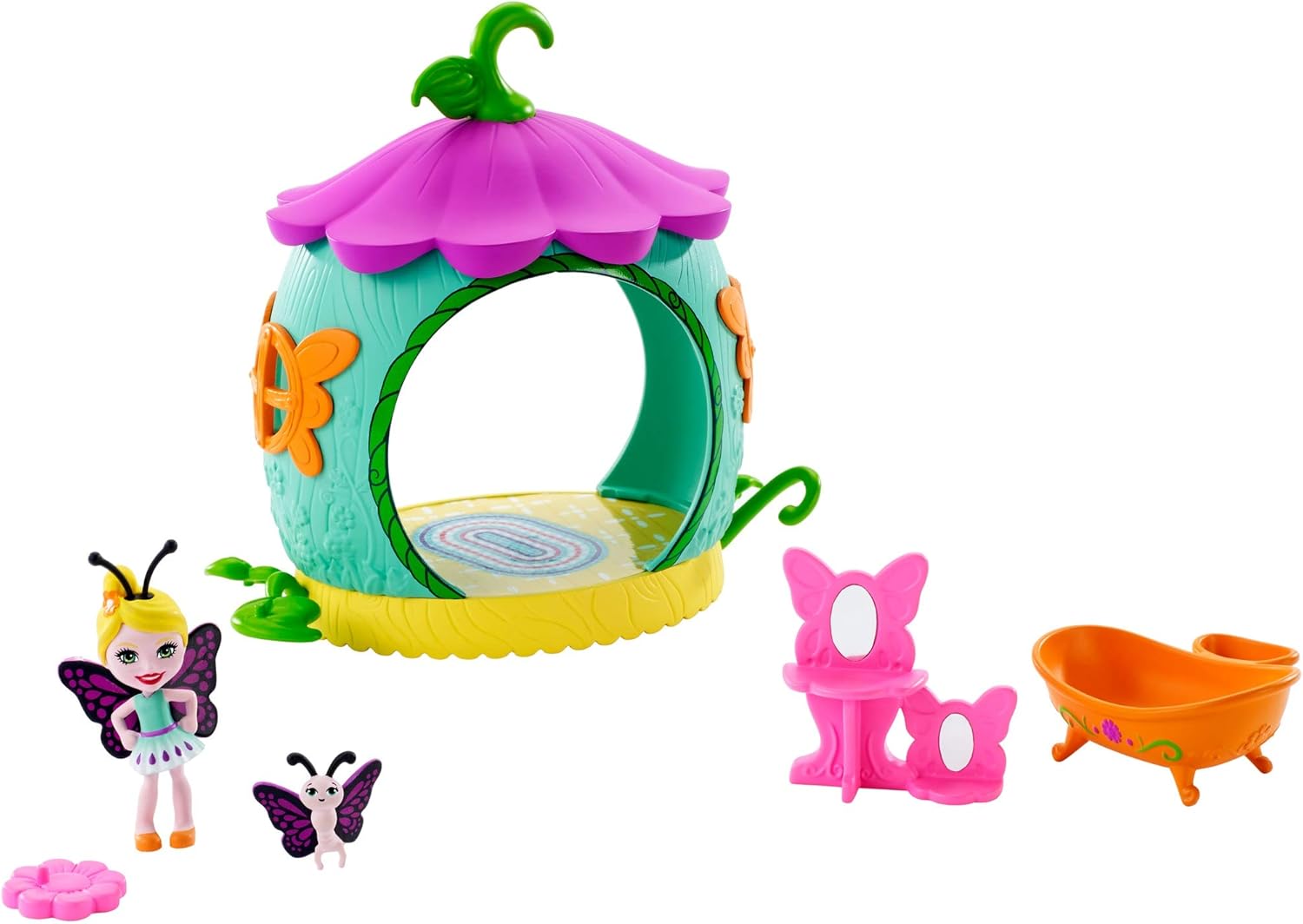Enchantimals Petal Park Cocoon Bathroom Playset (7 Inch) Baxi