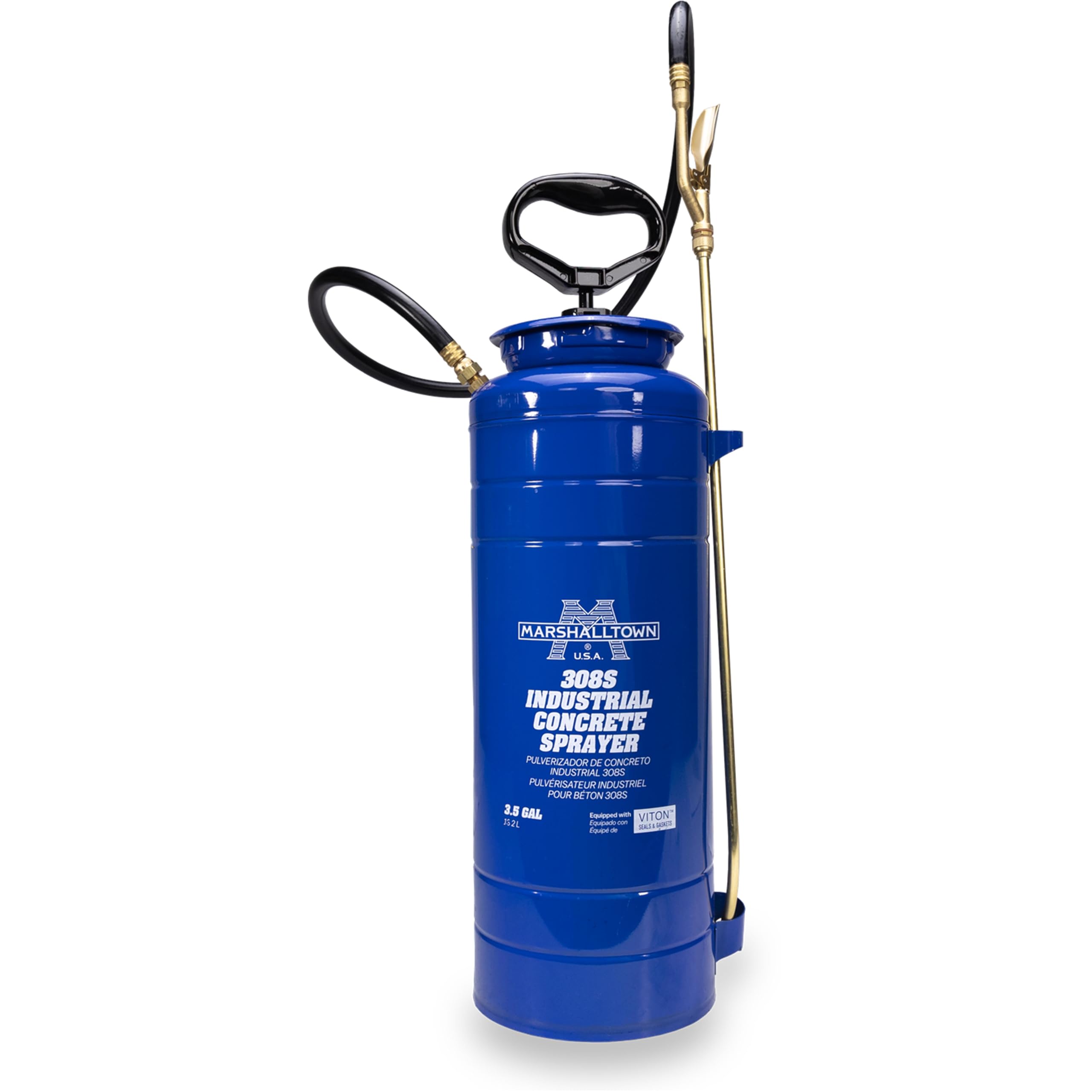 Pulverizador Industrial de Acero para estanqueidad, Aceite de encofrado, Juntas de Viton, depósito de 13 litros