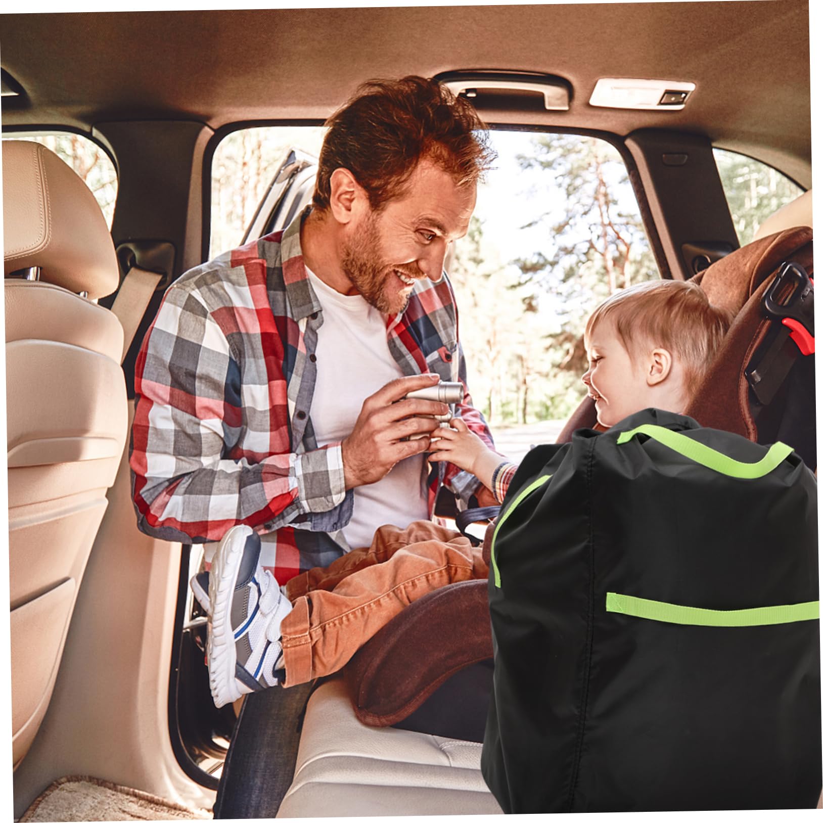Toyvian de Voyage Extra Large pour Poussette Housse Durable avec Bandoulière Organisateur Étanche pour Poussettes et Sièges Auto
