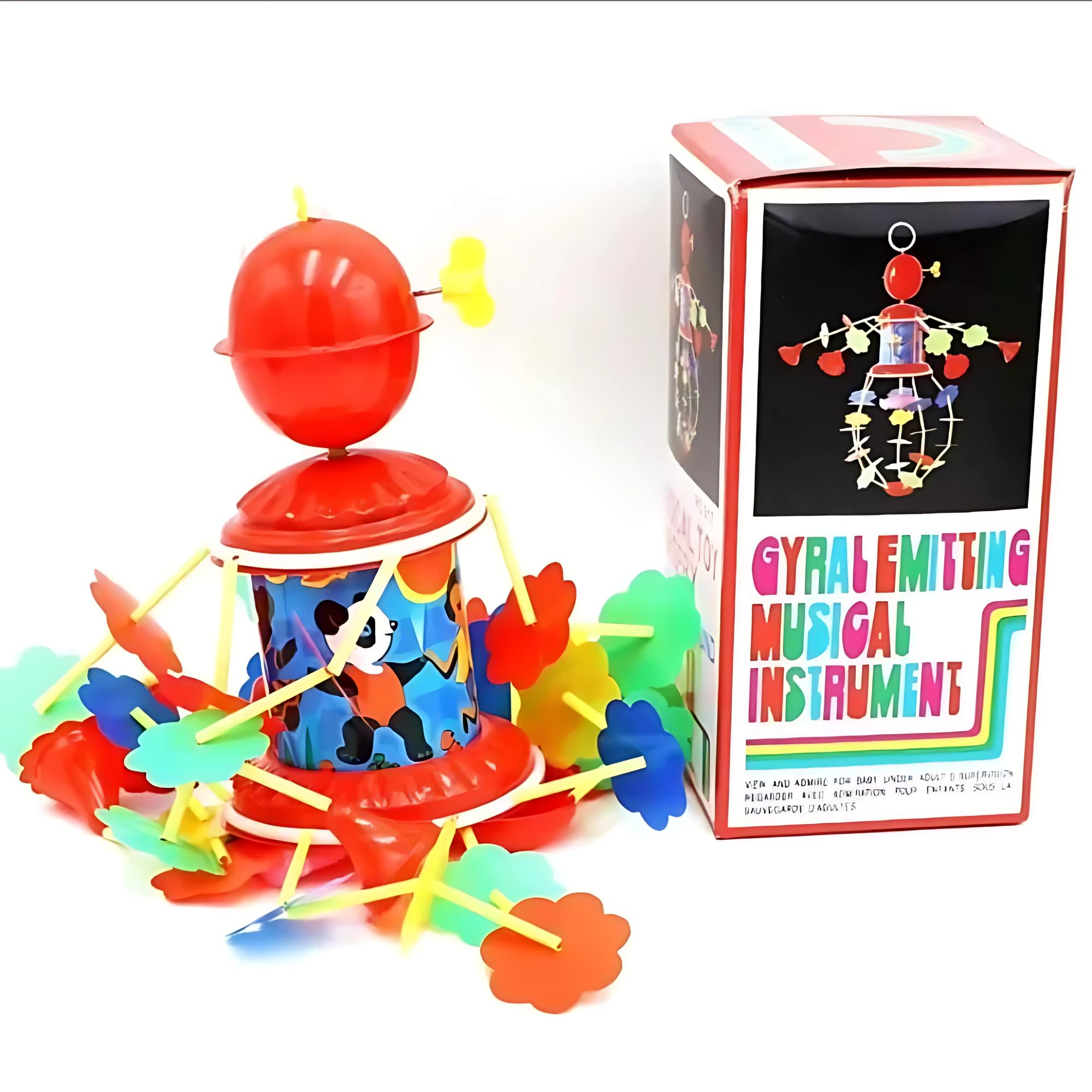Crackles Wind Up Jhoomer Merry Go Round Rattle for New Born Baby with Soothing Sound Windup Toy| Hanging Musical Toy for Cradle Babies 0-6 Months- Multi Color 2