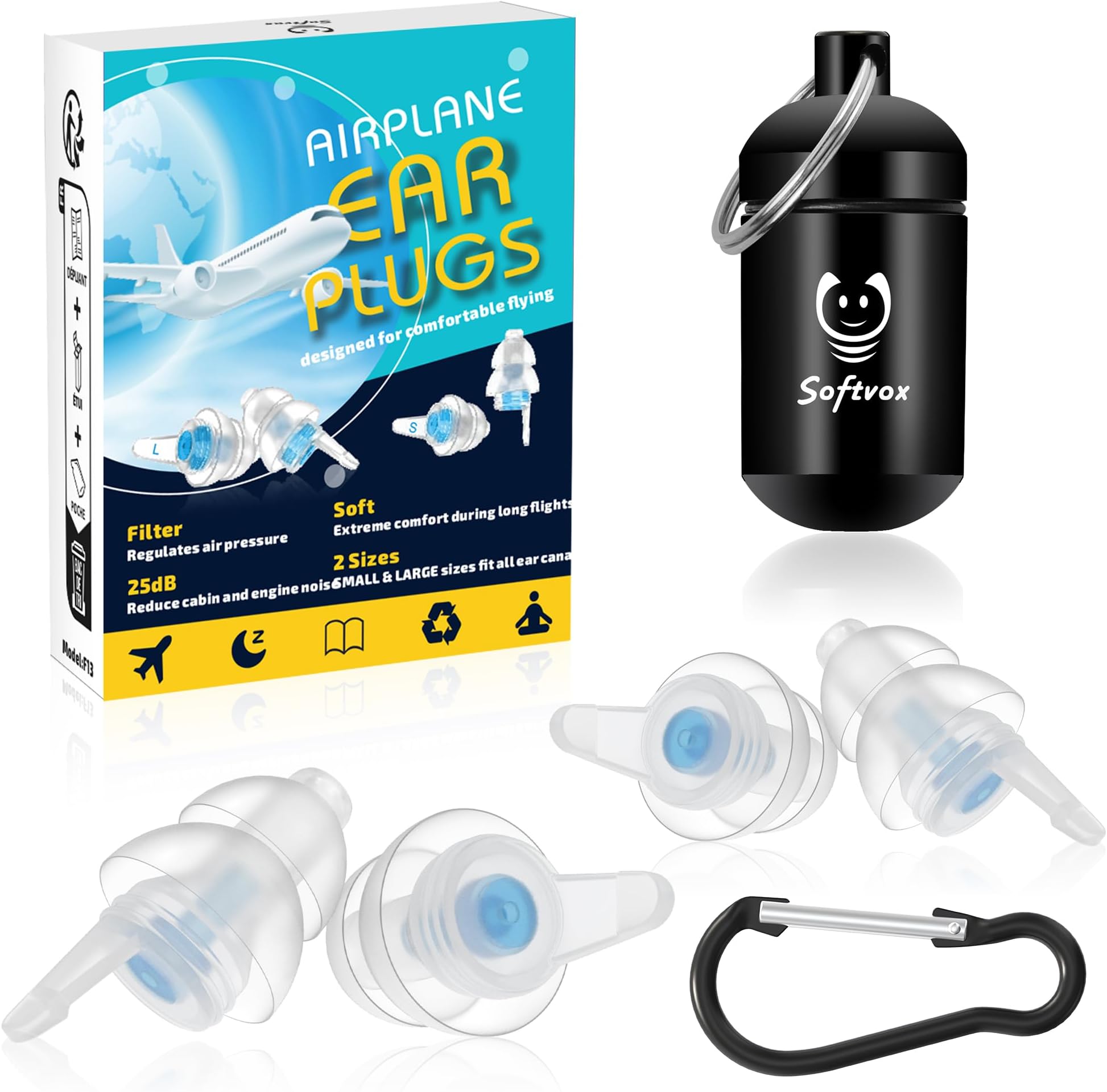 Original Adult EarPlanes by Cirrus Healthcare Earplugs