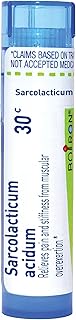Boiron Sarcolacticum Acidum 30C Homeopathic Relief for Pain and Stiffness from Muscular Overexertion - 80 Pellets