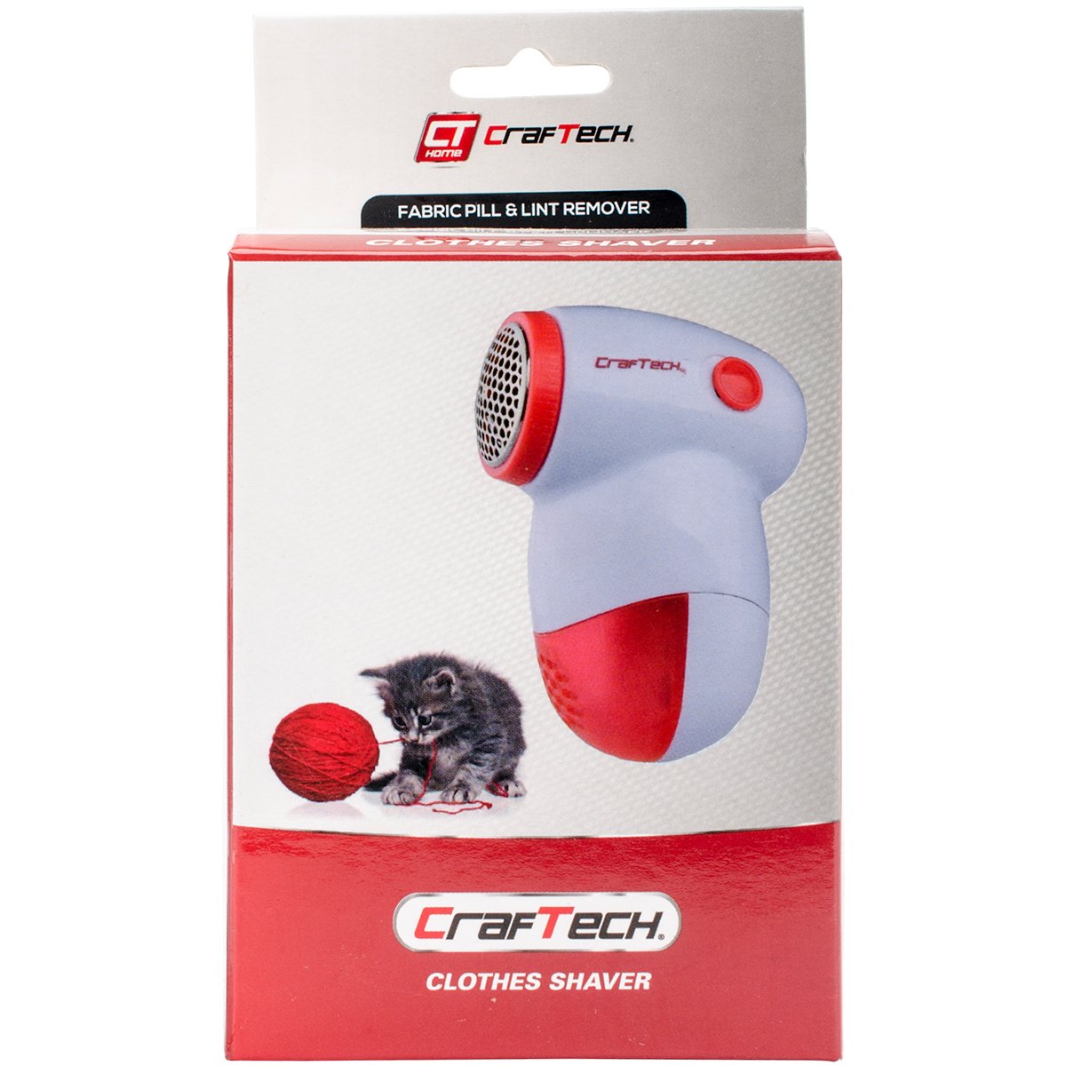 Craftech Mini Clothes Shaver - Red (Pack of 3)