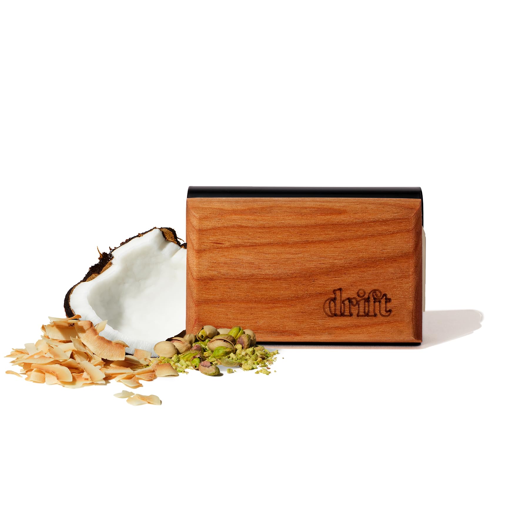 Photo 1 of Drift Car Air Freshener - The Original Wood Air Freshener - Car Odor Eliminator - Long Lasting Scent - Auto Accessories - Metal Clip - Essential Oils - Coconut & Pistachio Starter Kit