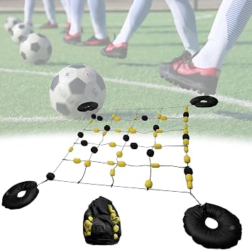 Goalkeeper Training Deflector - Reflex and Agility Enhancer with Water Bag Stability for Soccer Practice 2.8 * 2m