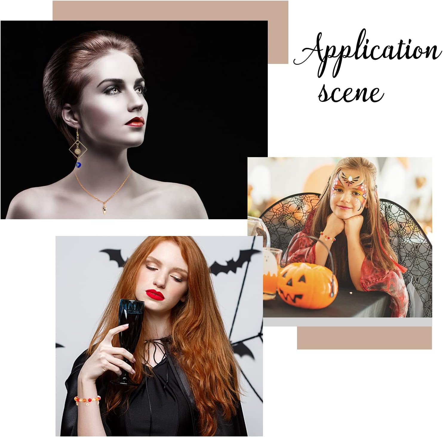 PH PandaHall 18K Gold Plated Evil Eye Charm, 20pcs 2 Styles Heart/Sun Cubic Zirconia Evil Eye Pendants Halloween Charms with Jump Ring for DIY Dangle Bracelet Earring Jewelry DIY Craft, Golden - Image 4