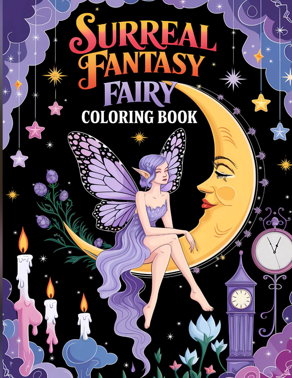 Fantasy Fairies Coloring Book: Enchanted Castles and Magical Fantasy Scenes for Kids and Adults