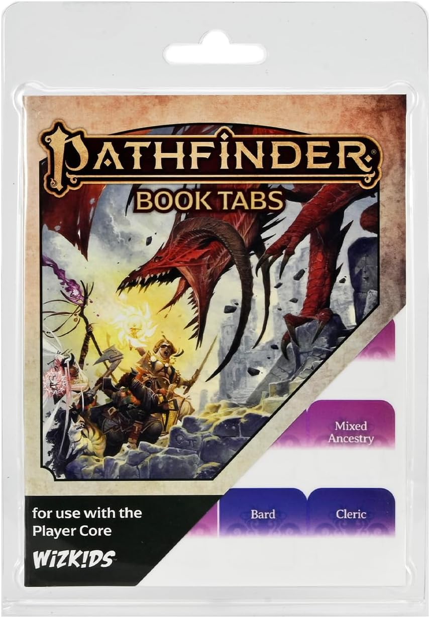 Pathfinder Book Tabs: Player Core