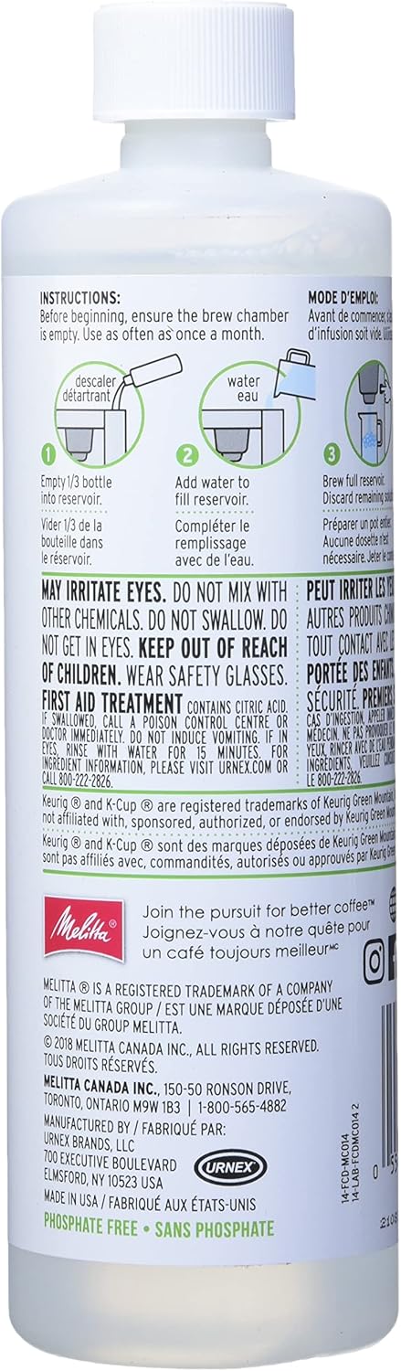 Melitta EcoClean Coffee & Espresso Machine Descaler 414Ml 14Oz : Everything Else