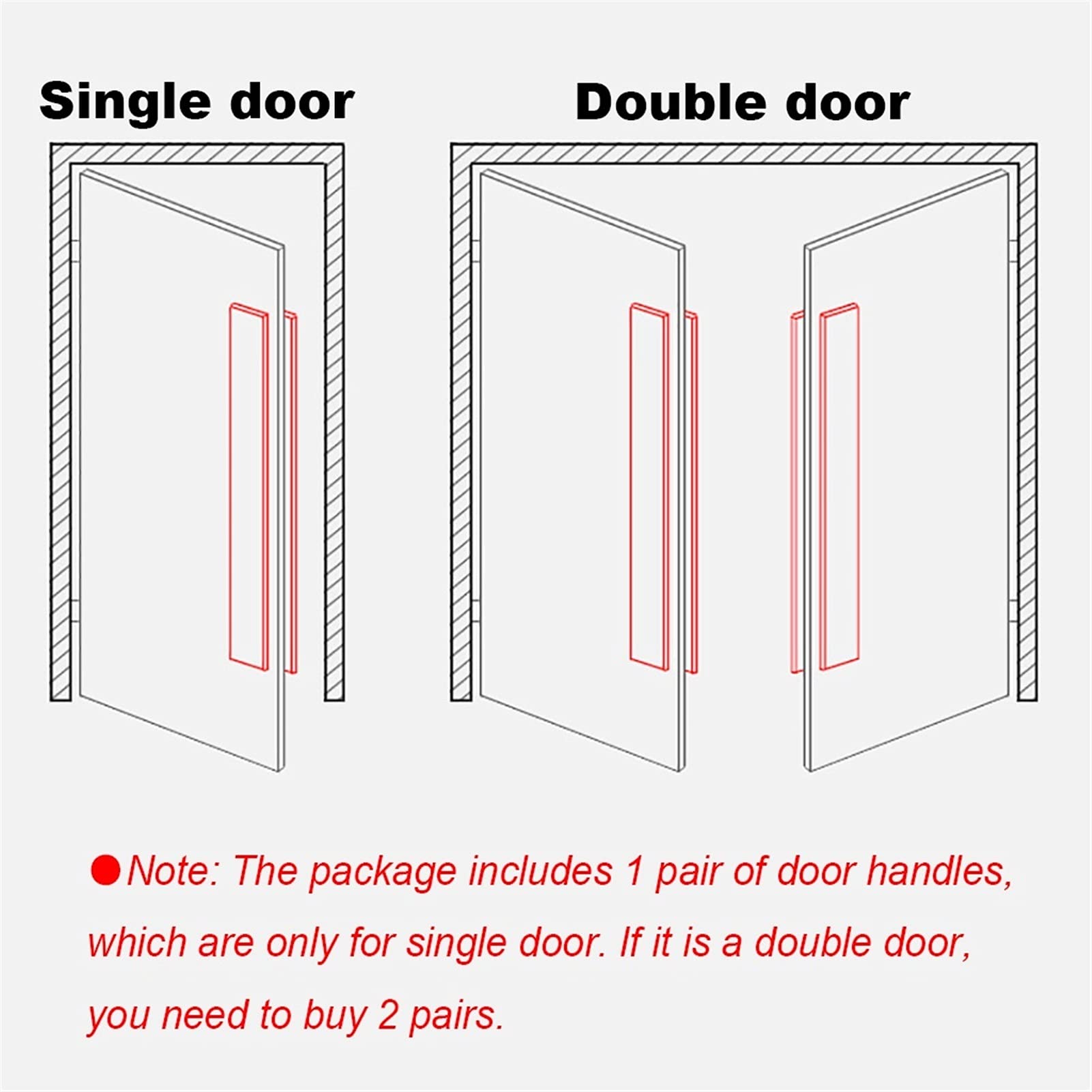 Herrajes para Puertas: Manilla de Puerta Redonda de Acero Inoxidable 304 Cepillado, Resistente, para Puertas de Vidrio, Madera y Madera. Incluye manija de Empuje y tracci