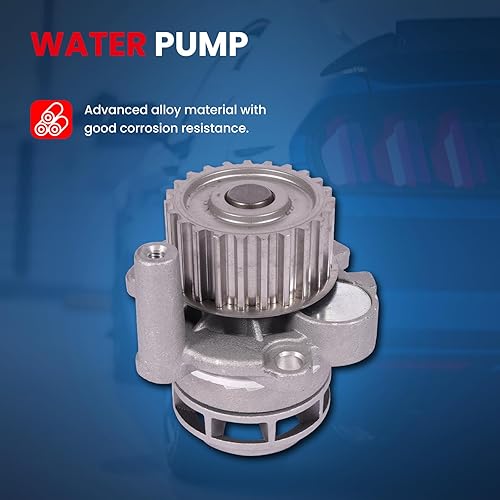 Miniatura 6 de MOCA Kit de correa de distribución y bomba de agua para Audi TT Quattro 2.0L y 05-09 para Audi A4 Quattro 2.0L y 07-10 para Volkswagen Eos 2.0L y