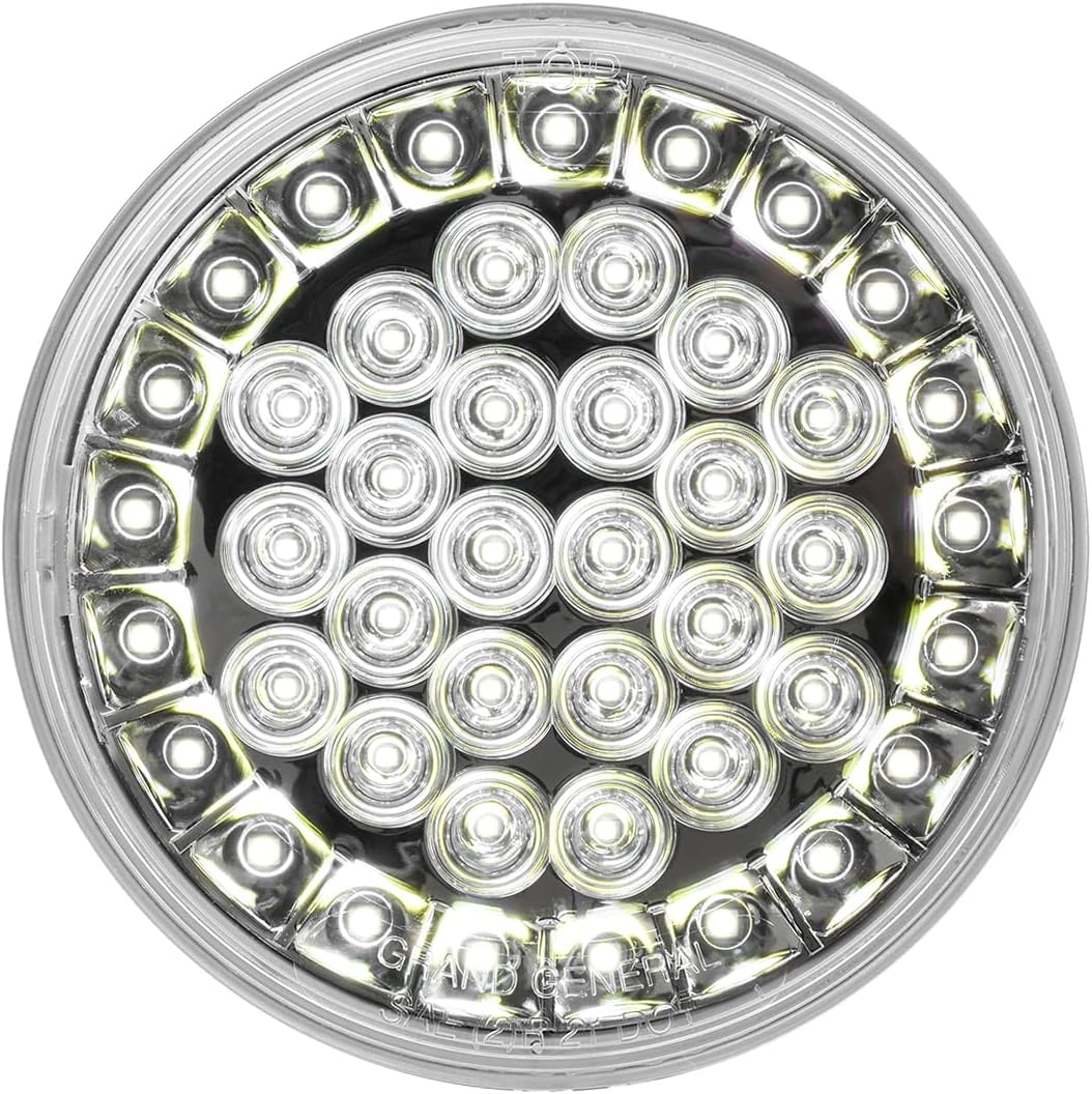GG Grand General 78307 4 inches Pearl White/Clear, 45 LED Sealed Light