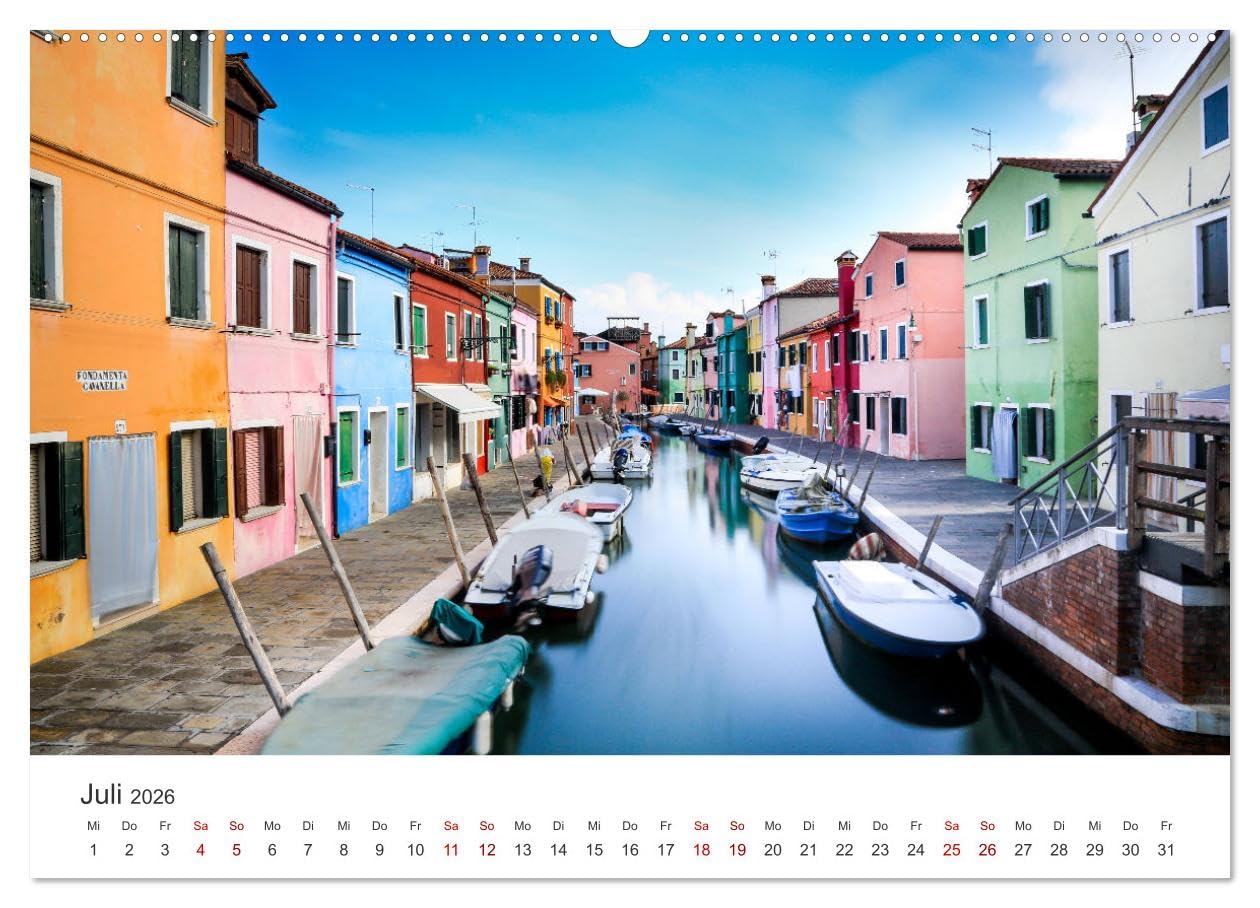 Italien - Eine Reise in das charmante Italien. (hochwertiger Premium Wandkalender 2026 DIN A2 quer), Kunstdruck in Hochglanz: Tauchen Sie ein in die außergewöhnliche Welt von Italien. (CALVENDO Orte)