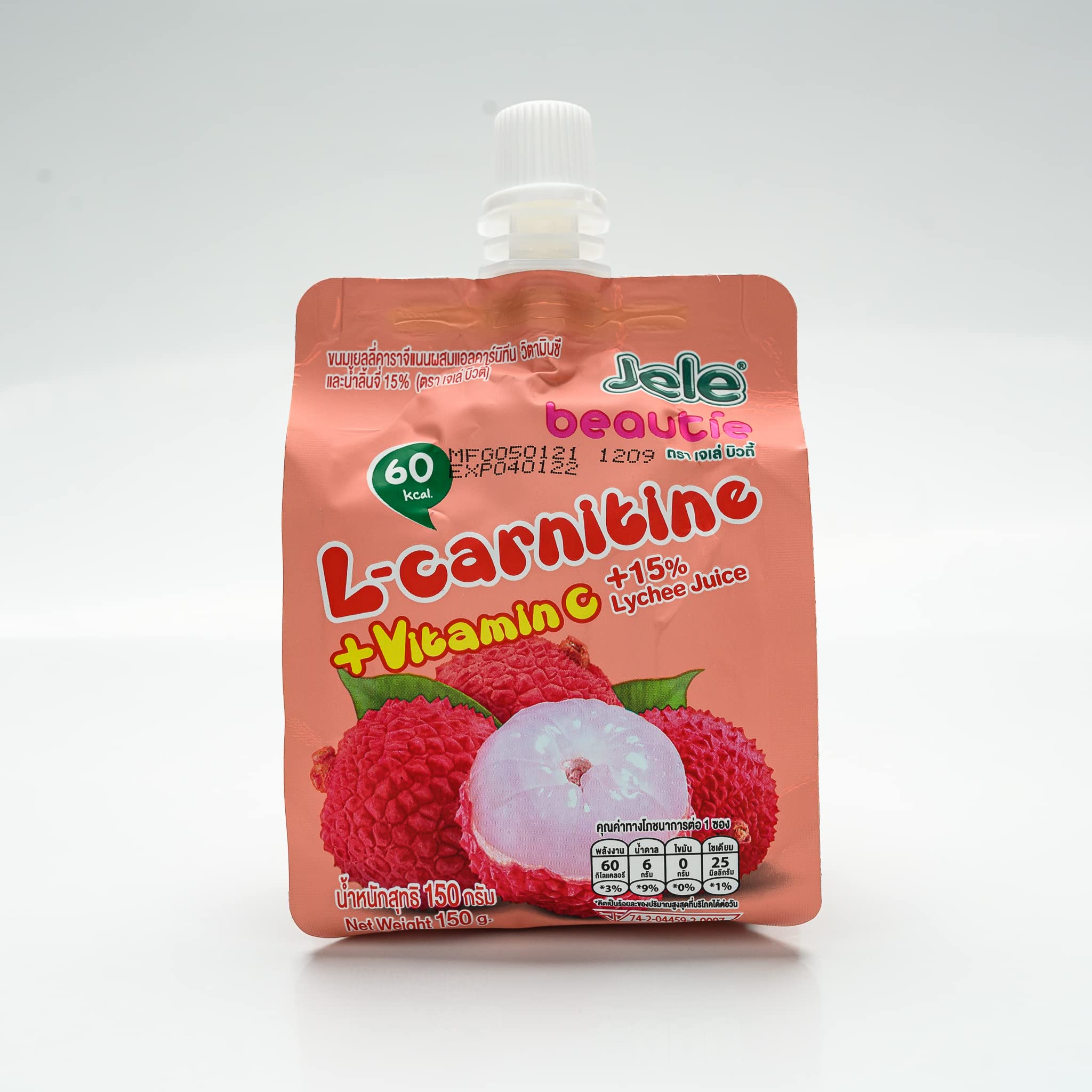 JELE Vitamin Jelly Lychee L-Carnitine 140g : Amazon.nl: Grocery JELE Vitamin Jelly Lychee L-Carnitine 140g : Amazon.nl: Grocery