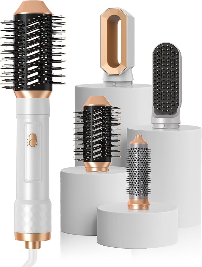 Hair Styler Hot Air Brush, Hair Dryer Brush with Hair Dryer with 3 Temperature, Hair