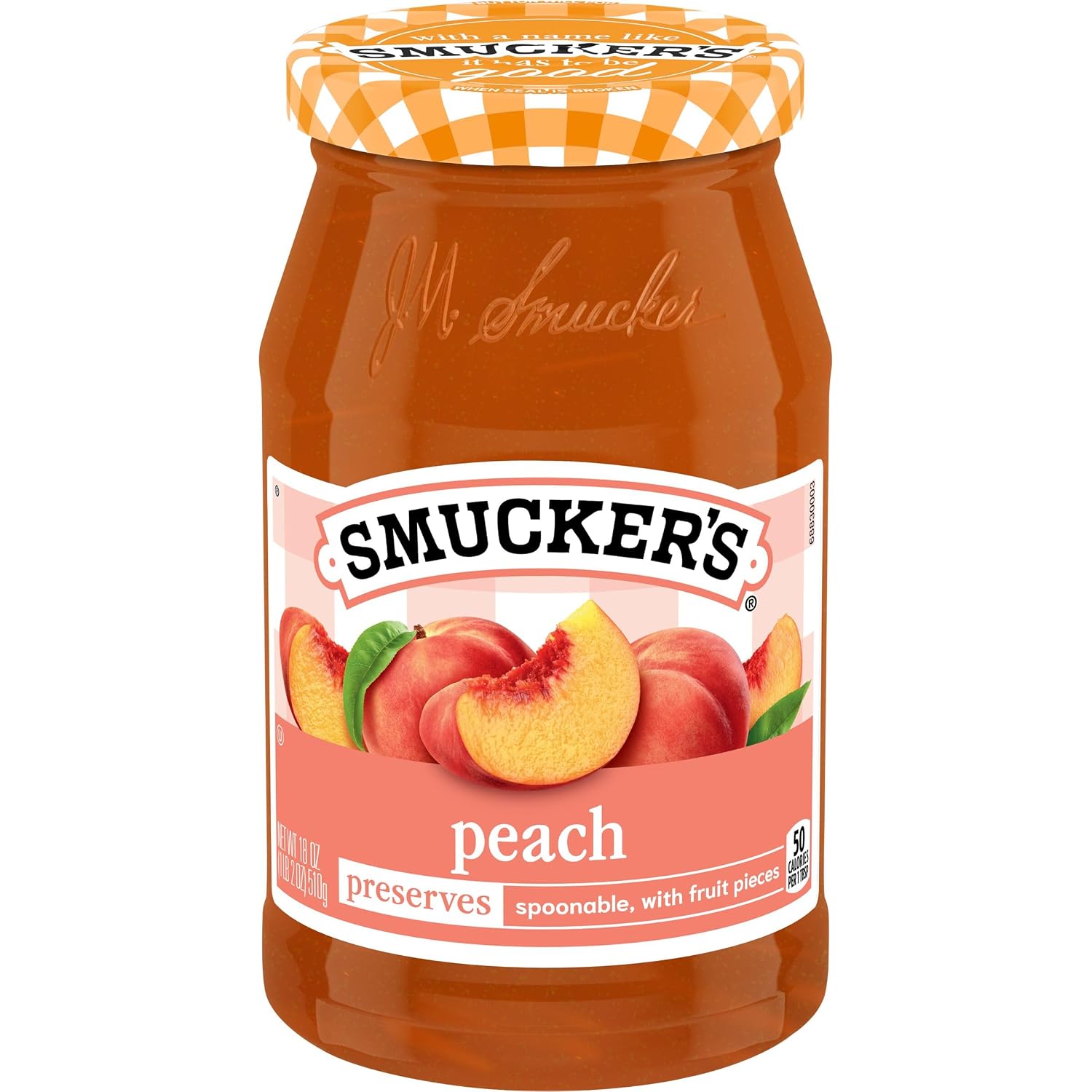 Smucker's Peach Preserves, 18 Ounces
