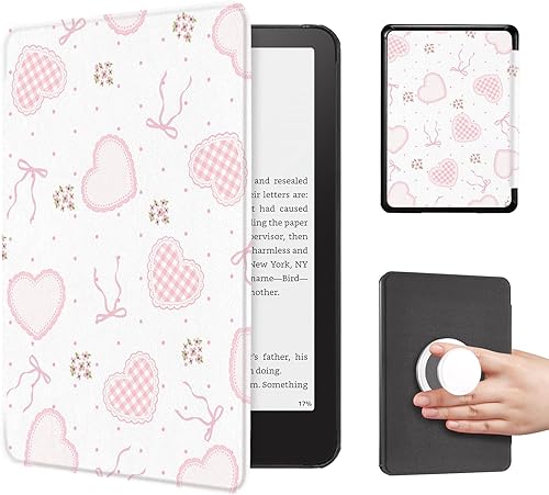 Vista 19 de CoBak Funda con cubierta magnética plegable para Kindle Paperwhite de 7 pulgadas de 12ª generación 2024 y Kindle Colorsoft - para PopSockets Grip