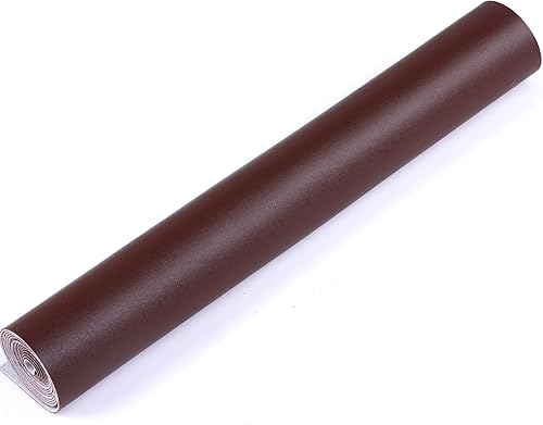 Vista 31 de Ramya 1 rollo de hojas de piel sintética de color liso albaricoque, 1 rollo de 12 x 53 pulgadas, la piel sintética es ideal para proyectos