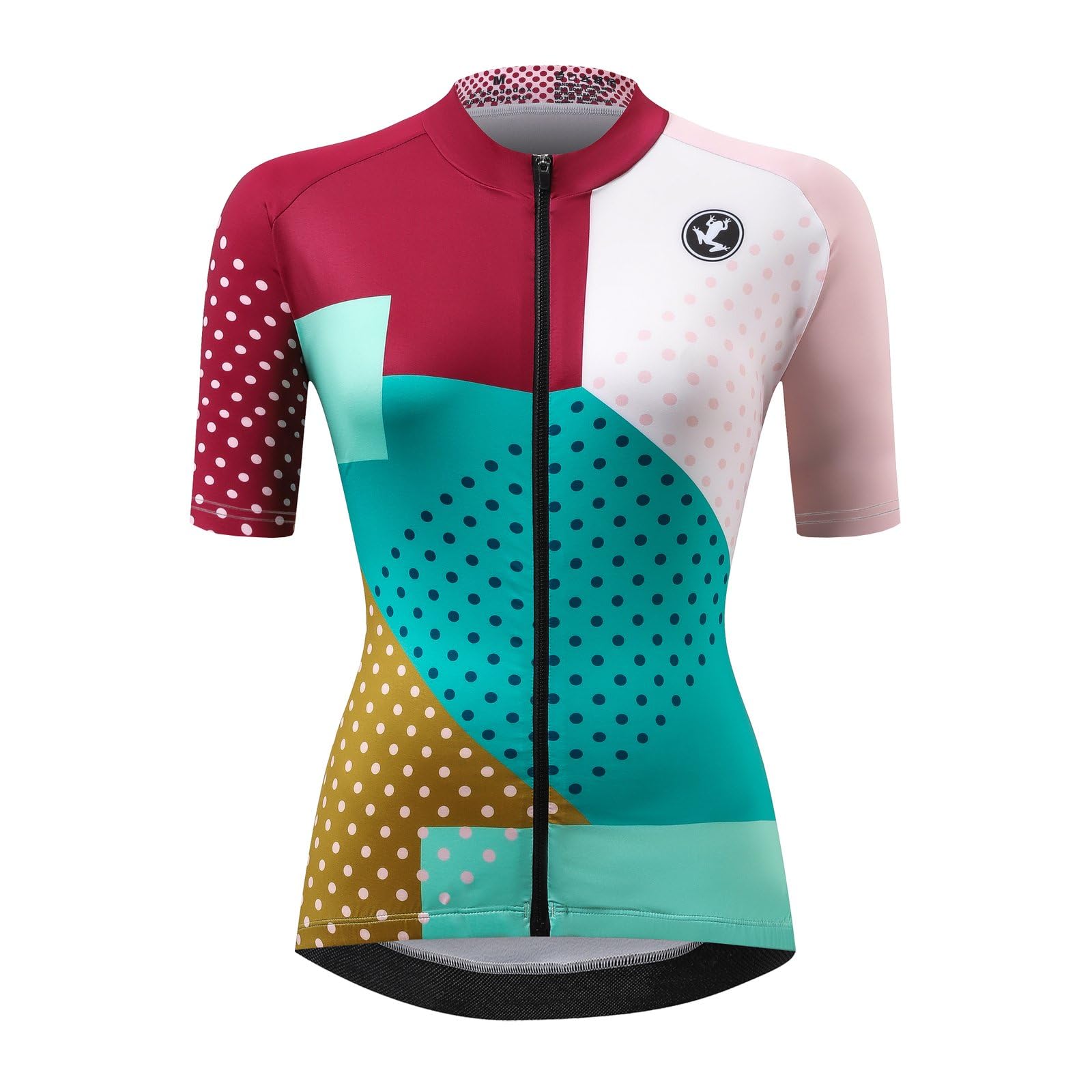 UGLY FROG Conjunto Ropa Ciclismo Mujer Verano Traje Bici MTB Manga Corta,Maillot Camiseta Ciclo y Culotte Tirantes con 19D Gel Acolchado,Completa Bicicleta Jerseys Transpirable Secado Ráido