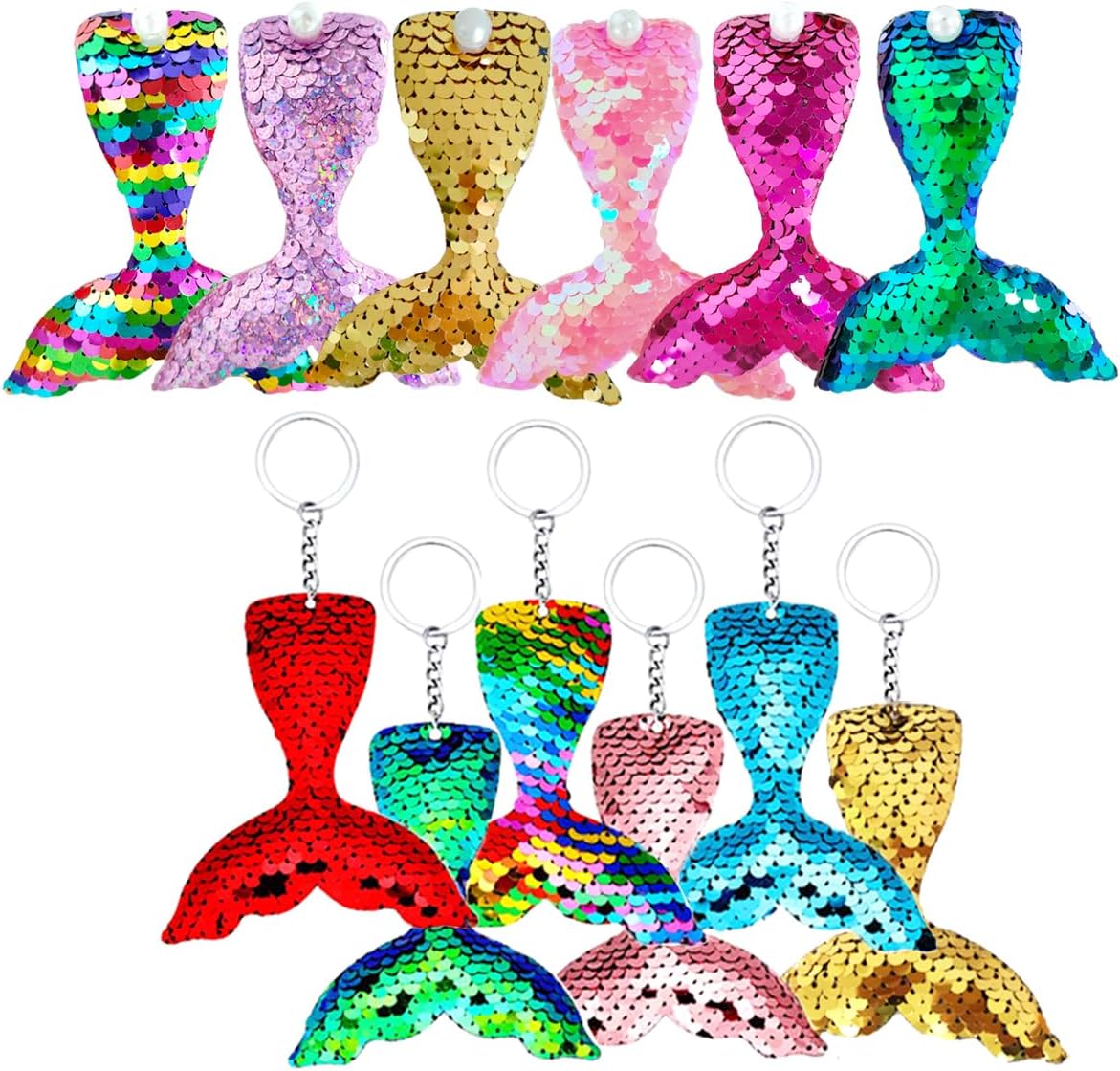 Dilyreke 30Pcs Mermaid Party Favors for Girls Birthday Party Supplies Mermaid Tail