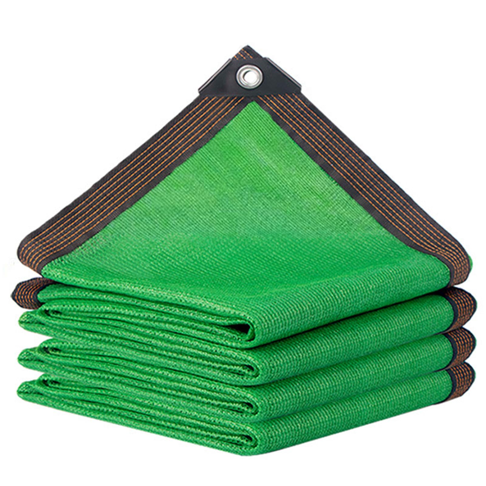 Outdoor Sun Mesh,90% Sunblock Shade Cloth,Shading Netting with Grommets,Heat Insulation Net,Tear-Resistant UV Resistant Fabric,HDPE Awning,for Greenhouse Garden Plant Yard Pool (6.6x6.6ft)