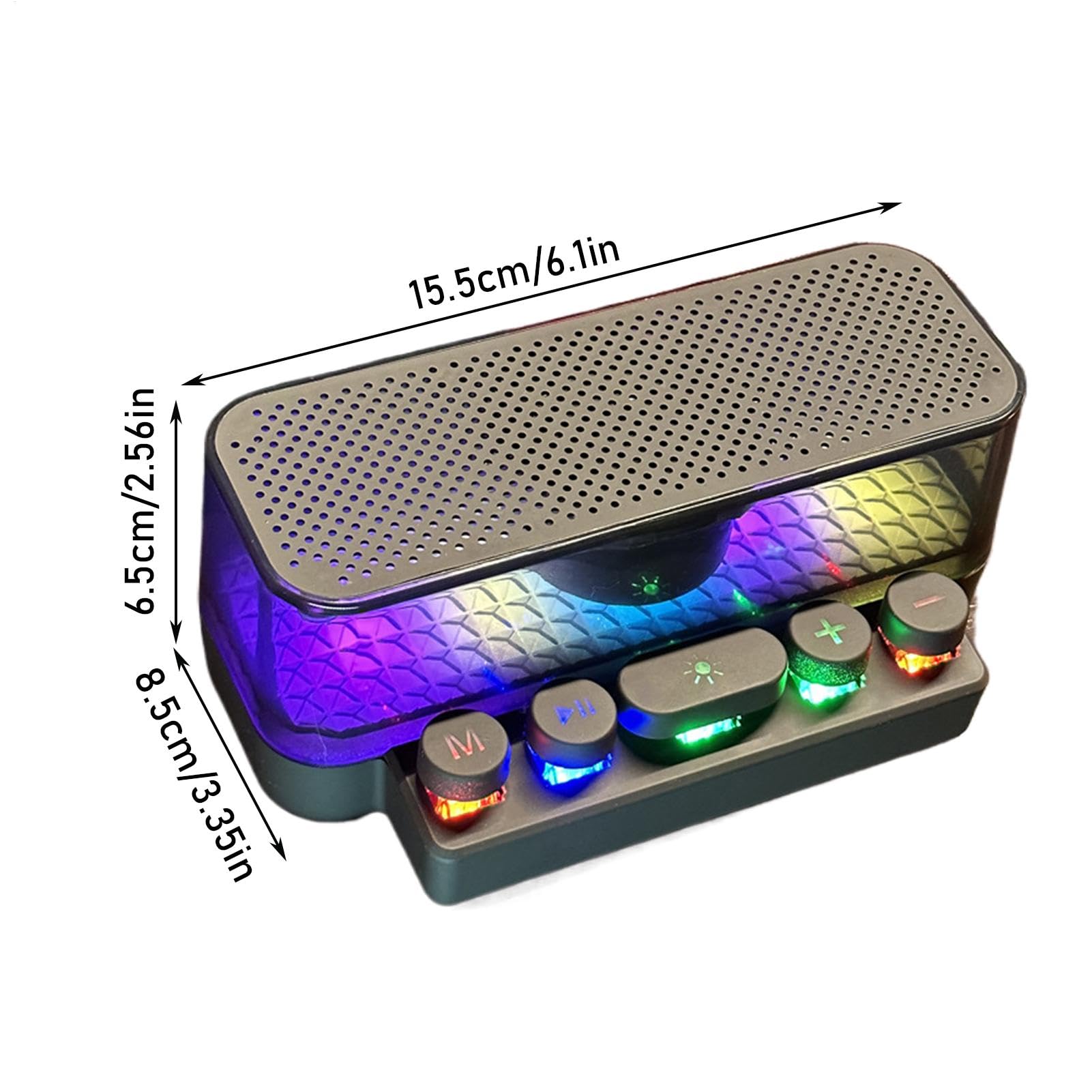 altoparlante wireless, altoparlante wireless Altoparlante portatile per | Desktop Keyboard Bass Music Player con per casa esterna, ornamento da tavolo