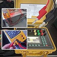 Vista 4 de Sumnacon 2 cables de prueba de enchufe de plátano a plátano, cables de prueba apilables de 0.157 in, cables de clip de multímetro para pruebas