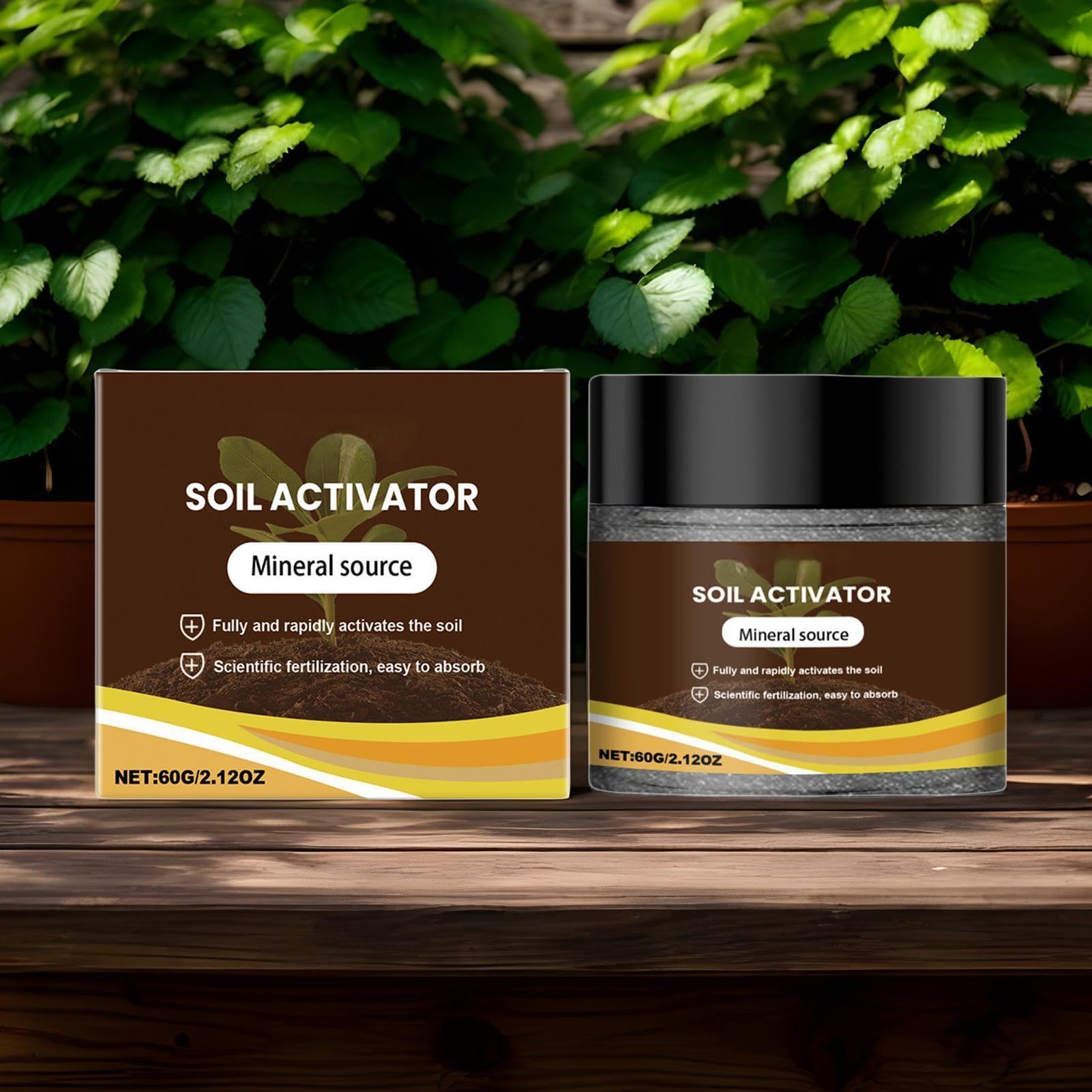 Activador de suelo en polvo, acondicionador y aflojador de suelo soluble en agua, revitaliza el suelo compactado, para plantas de interior, hortalizas, flores y céspedes (3pcs)