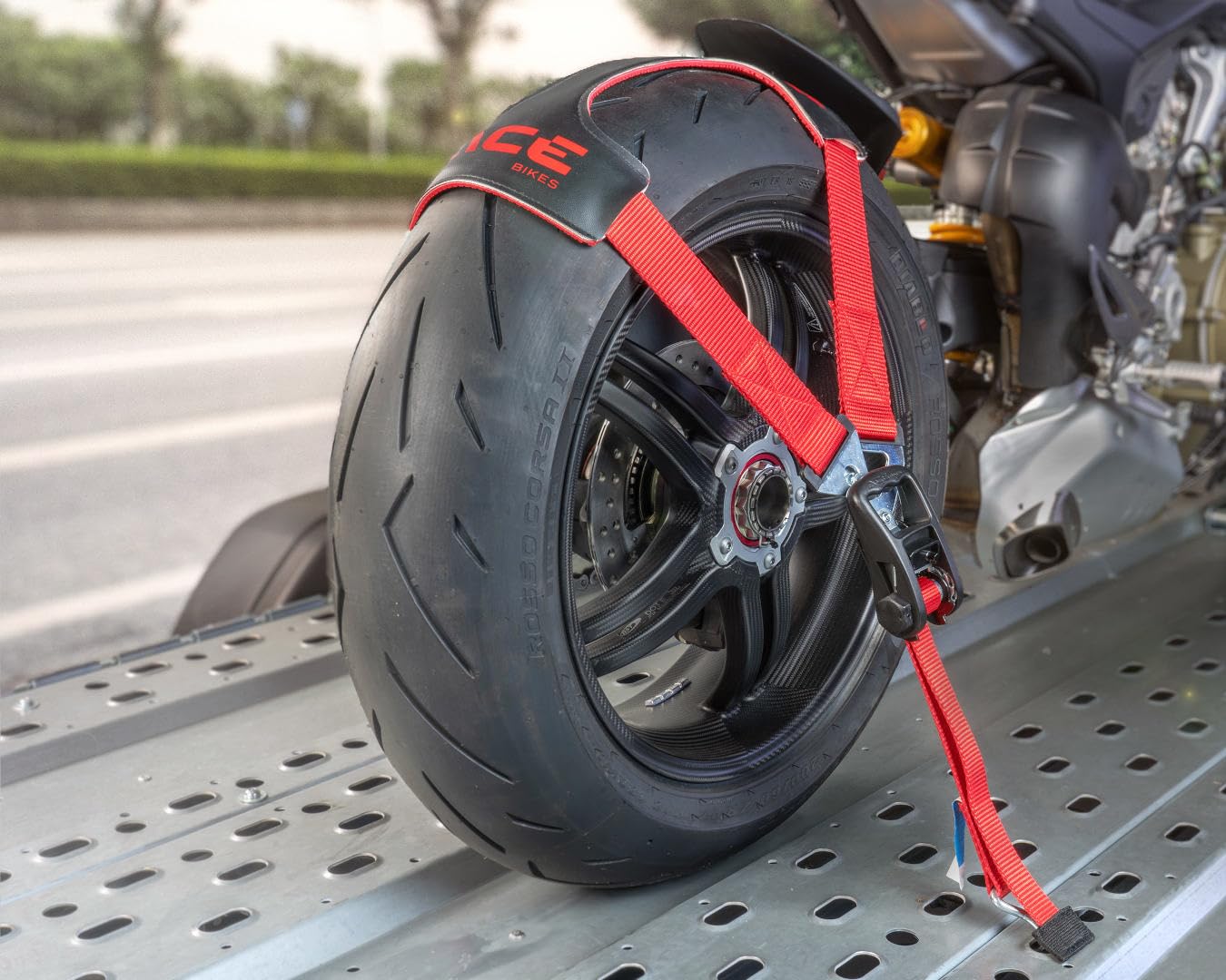 ACEBIKES TyreFix Pro Cinghia di tensionamento dei pneumatici del motociclo