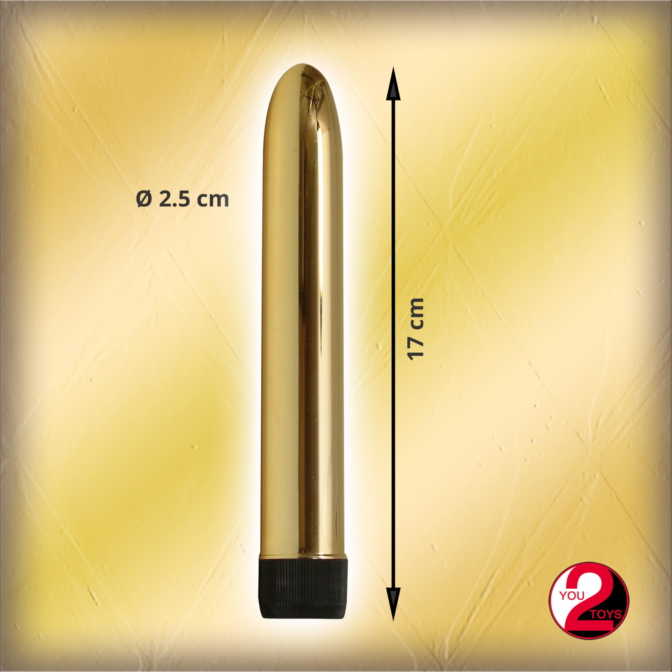 You2Toys Gold Vibratore Oro 17,5 cm